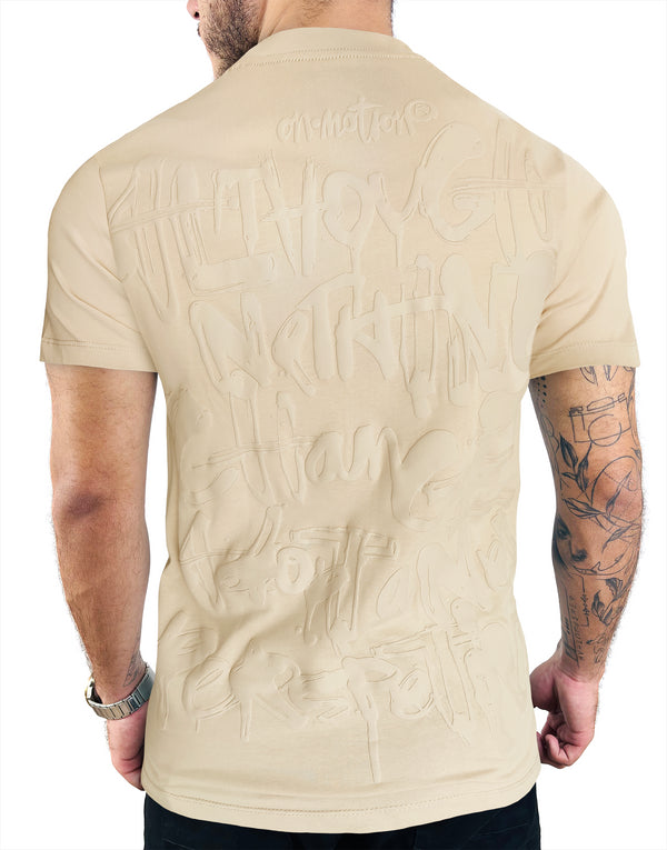 CAMISETA LETTERING BRUSH 220 GR