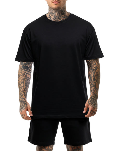 CONJUNTO OVERSIZE PANTALONETA NEGRO