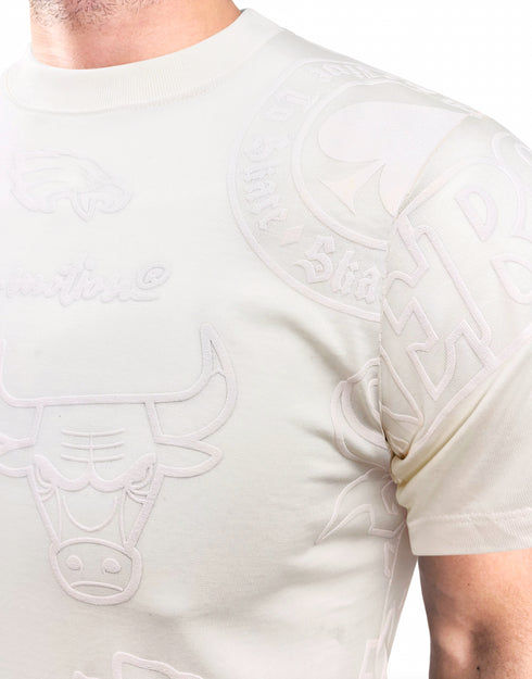 CAMISETA LOGOS RELIEVE 220 GR