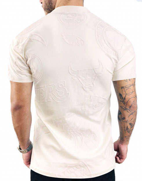 CAMISETA LOGOS RELIEVE 220 GR
