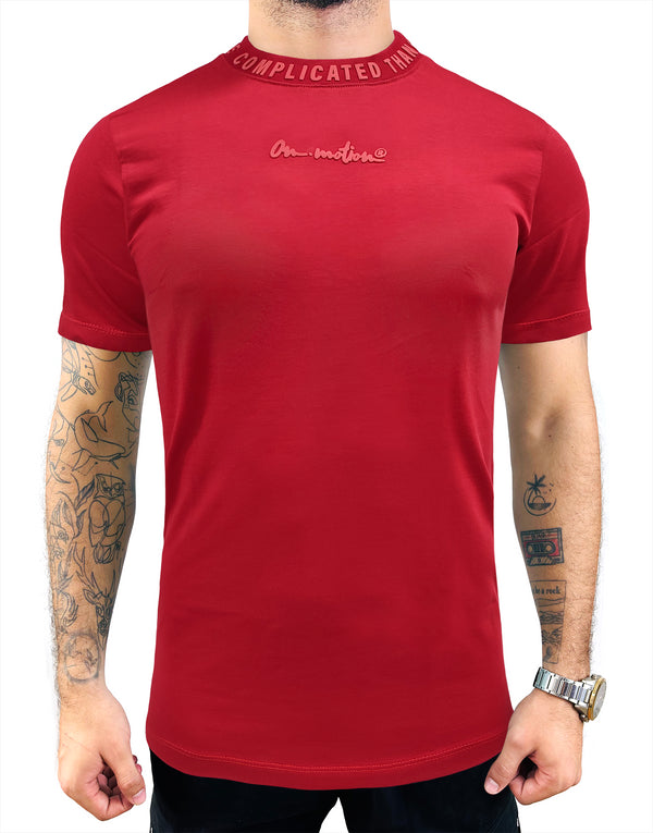 CAMISETA CUELLO RELIEVE 220 GR