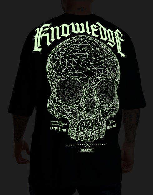 OVERSIZE CALAVERA SKULL MALLA FOTOLUMINISCENTE 220 GR