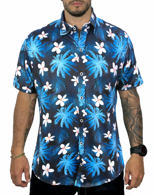Camisa Tropical Blu