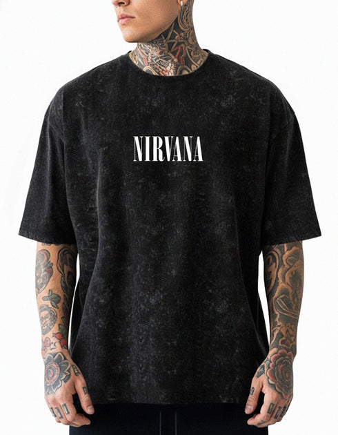 OVERSIZE NIRVANA ACID WASH 220 GR