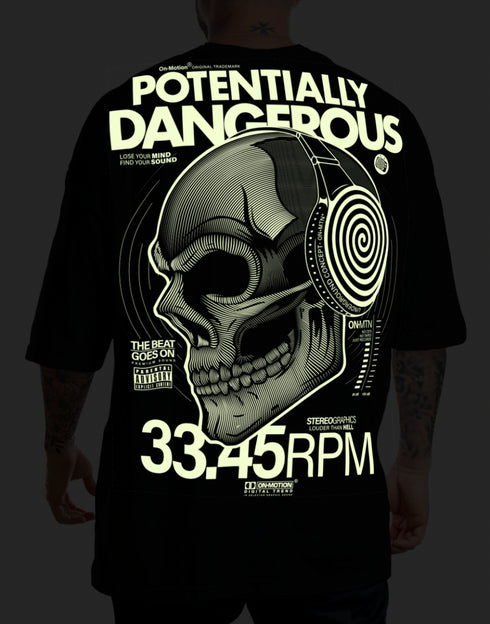 OVERSIZE SKULL HEADPHONES FOTOLUMINISCENTE 220 GR.