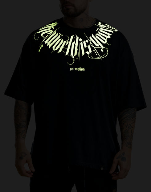 OVERSIZE THE WORLD IS YOURS FOTOLUMINISCENTE 220 GR