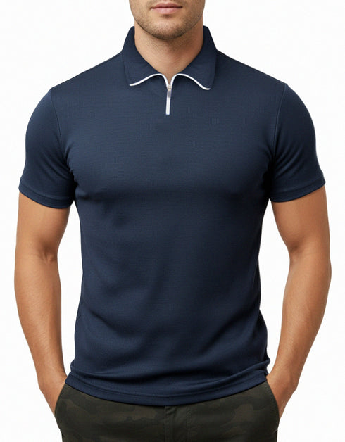 POLO CON CIERRE TURQUI