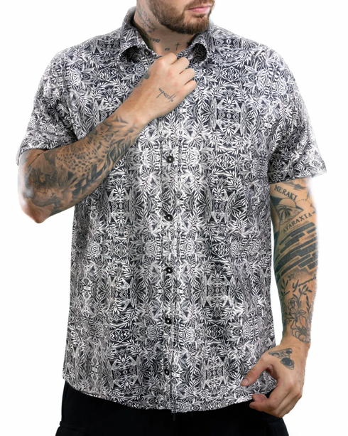 Camisa Pattern Gris