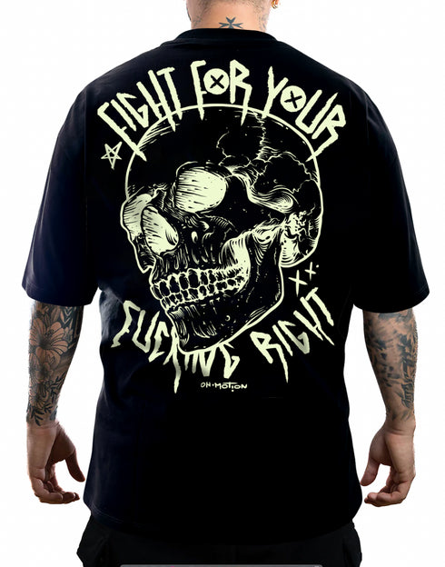 OVERSIZE CALAVERA FOTOLUMINISCENTE 220 GR