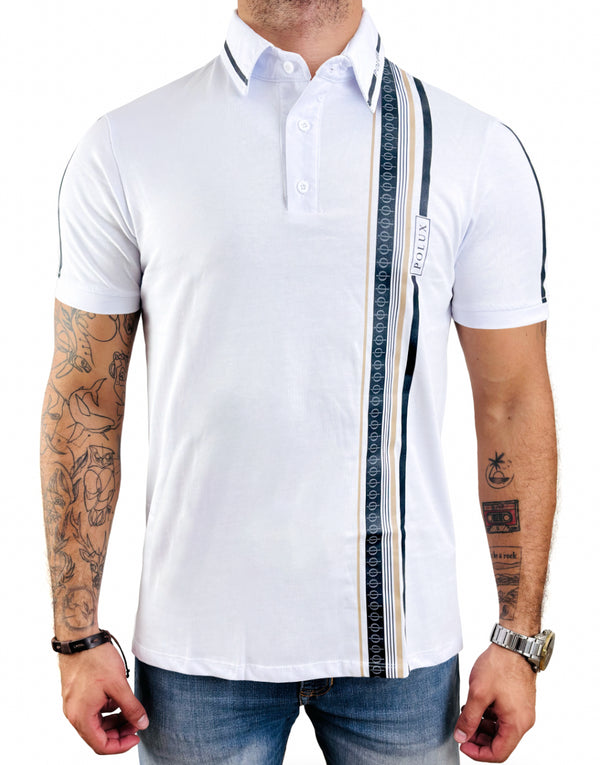 POLO P005 BLANCO VERTICAL
