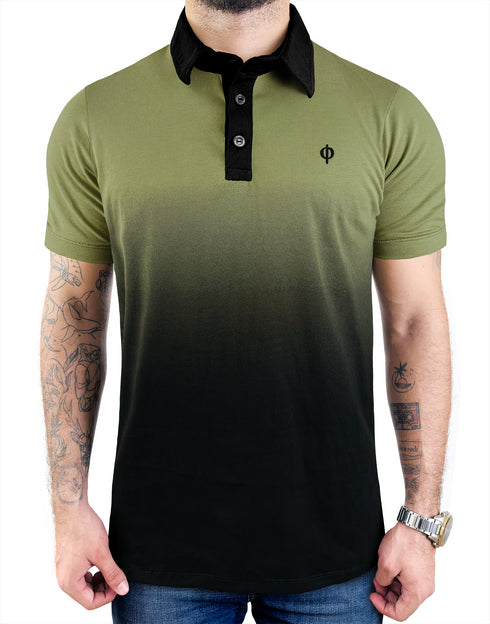 POLO P009 VERDE/NEGRO