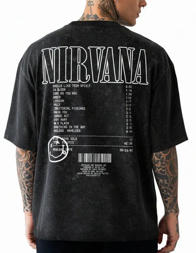 OVERSIZE NIRVANA ACID WASH 220 GR