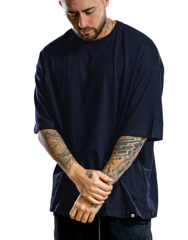 OVERSIZE LISA AZUL NAVY - ALTO GRAMAJE 330 GR