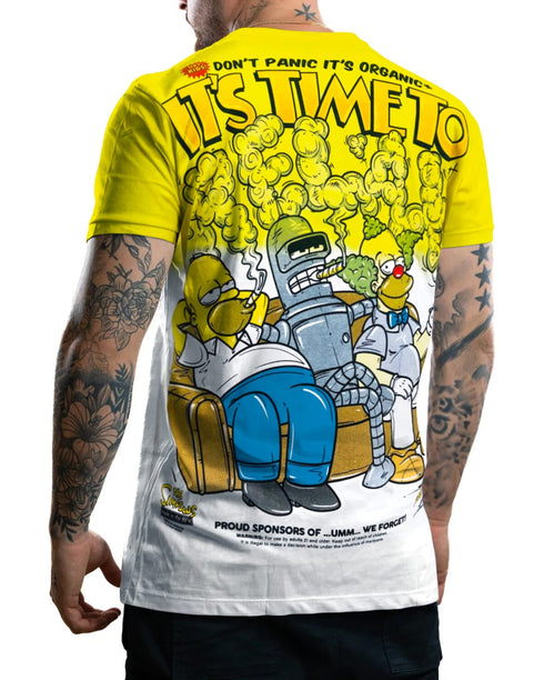 Camiseta Homero, Rick & Bender