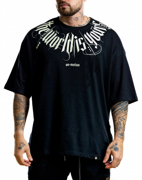 OVERSIZE THE WORLD IS YOURS FOTOLUMINISCENTE 220 GR