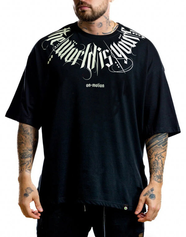 OVERSIZE THE WORLD IS YOURS FOTOLUMINISCENTE 220 GR