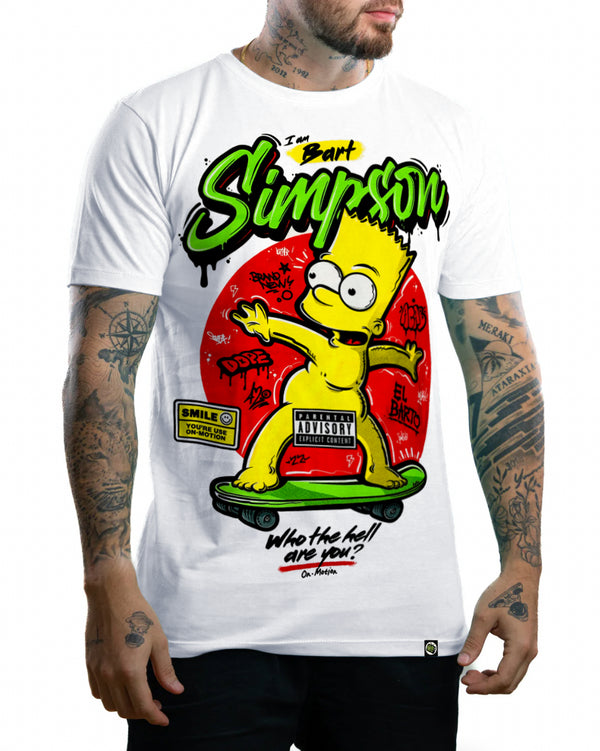 CAMISETA BART SKATE