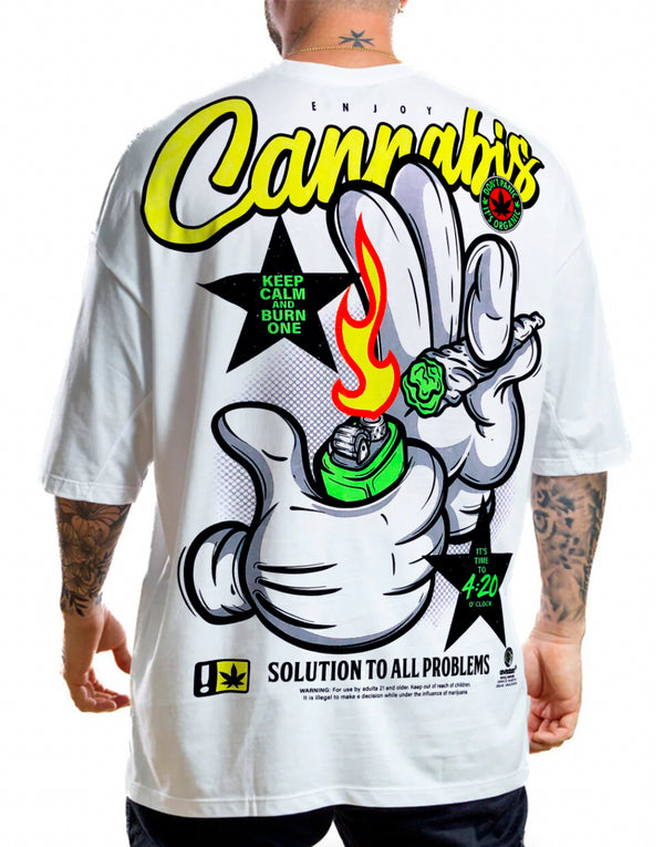 OVERSIZE CANNABIS HANDS