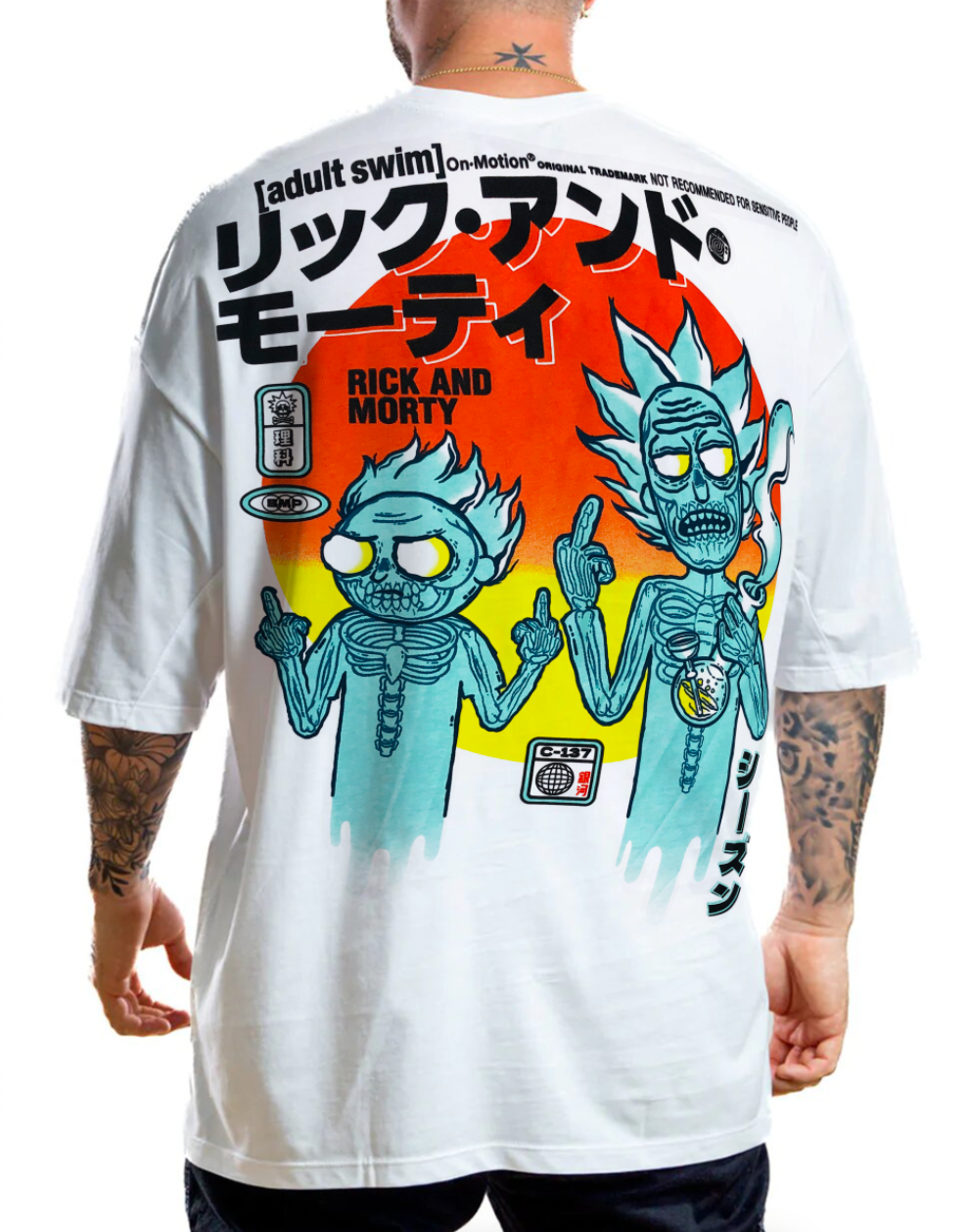 Oversize Rick Morty On motion